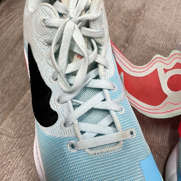 Nike KD Trey 5 X EP Blue Chill Bright Crimson Mint DD9538-400 Sneakers 10.5 - Picture 14 of 16